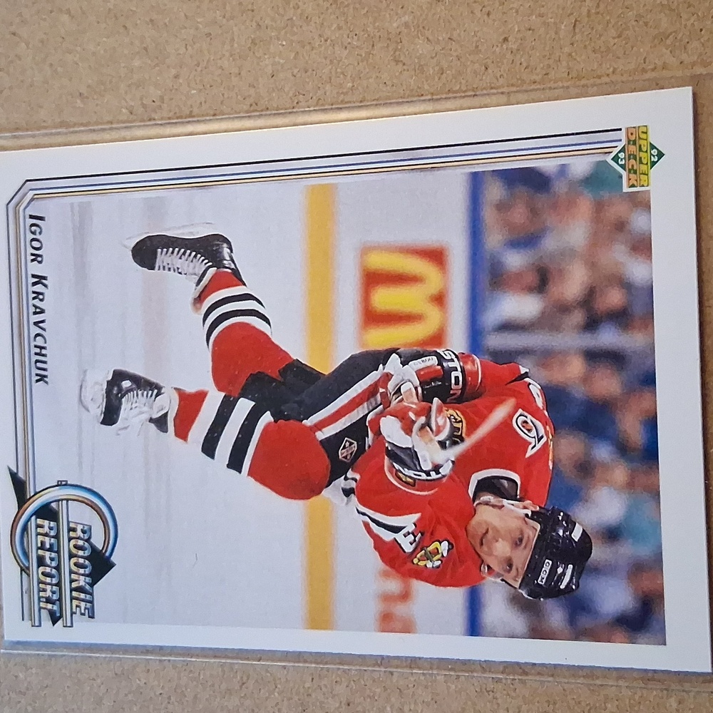 Igor Kravchuk Chicago Blackhawks NHL Hockey Trading Cards Set - Picture 11 of 12